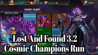 Lost And Found 3.2 Cosmic Champions And Imperiosa Boss | Mcoc December Monthly Quest | #mcoc#marvel 
