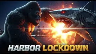 KING KONG & CAPTAIN vs THE STEELJAW MEGALODON | Underwater War