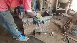 shine with skills innovations: shaft fixing on the  maize mill box