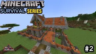 I Make My New Beautiful Base in Minecraft || Survival series #2