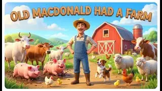 Old MacDonald Had a Farm - Learn Animal Names & Sounds | Fun 3D Kids Song