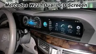 Mercedes S-класса W221: Отличное обновление (в стиле двойного цифрового экрана) Версия B