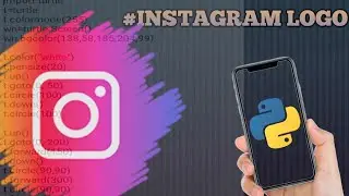 Make instagram logo using python in Android||#logo #instagramlogo #pydroid3 #learnpythoninmobile