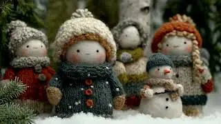 Christmas felt characters. Sber