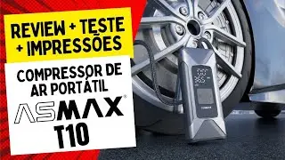 Compressor port&aacute;til ASMAX T10, vale a pena? Review completo + teste + impress&otilde;es!