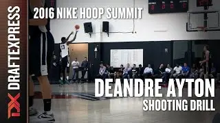 DeAndre Ayton Shooting 10 Threes - DraftExpress - 2016 Nike Hoop Summit