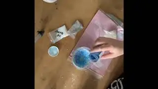 REZROK Powder - Creating a blue geode using REZROK Powder.