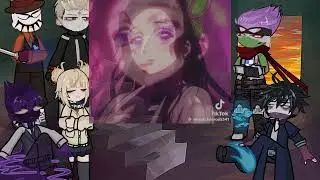 MHA BNHA villains 𝙧𝙚𝙖𝙘𝙩 𝙩𝙤 kanae | Demon slayer | Giyuu | Deku | Gacha life