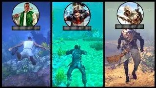 Lung Capacities of 9 OPEN-WORLD Games Protagonist (2001-2021)
