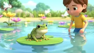 The Crying Baby Frog Dropped His Lily Pad | Fun Kids Song | Nursery Rhymes