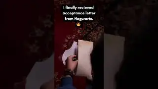 Hogwarts Acceptance Letter | Huppme.com | Order link in comment