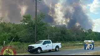 BR area firefighters help battle blaze in Beauregard Parish