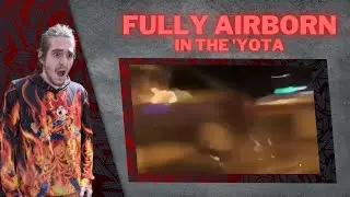 Dude Gets Airborn In The Toyota??