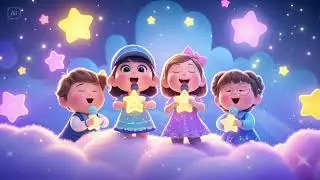 Twinkle, Tiptoe, Time for Bed | Night Sky Song for Kids
