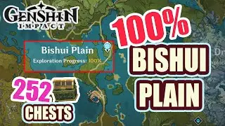 How to: Bishui Plain 100% Exploration ⭐  ALL CHESTS GUIDE 【 Genshin Impact 】