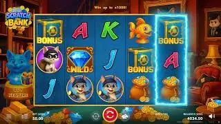 Scratch the Bank, a video slot game by Mascot Gaming