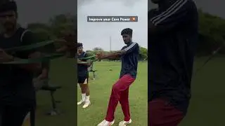Core stability exercise for fast bowlers 🥶 | #shorts #cricketvideo #shortsvideo #fastbowling #viral