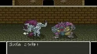 Dragon Quest(Dragon Warrior) 5 Gonz & Jami defeating
