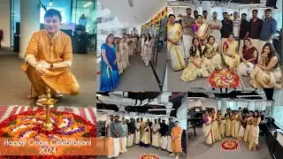 Happy Onam 2024! Office celebration. Harvest Festival. Time for feasting and cultural bonds...