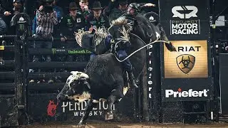 Jess Lockwood rides Rockville for 89.35 Points | PBR UTB Highlight