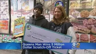Queens Man Wins 5 Million Dollar Scratch-Off Ticket