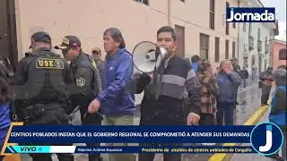 Recuerdan que el gobierno regional se comprometi&oacute; a atender sus demandas.