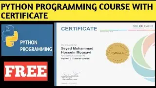 Python With Machine Learning Course With Certificate | Python Course Online |@Knowledge100SAN Free |