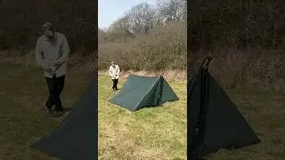 The best tarp tent?! Foresters shelter. #camping #wildcamping #bushcraft #survival #outdoors #rural