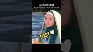 Miracle of Faith😱When Bibi Maryam (A.S) Bowed in Worship at Bait-ul-Maqdis✨ #shorts #miracle #faith