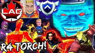 7🌟Rank 4 Torch Sets War Map ABLAZE!! 4Loki vs △&Oslash;H (Vis! Path 9 R4 Dark Phoenix & Arnim Zola! - MCOC