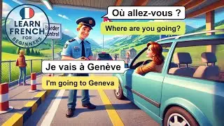 Разговор о пограничном контроле во Франции для начинающих 🇫🇷 | Вопросы и ответы о путешествиях на...