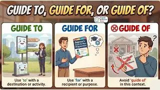 Guide To, Guide For, or Guide Of?