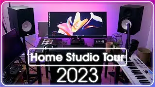 HOME STUDIO TOUR 2023 | Minimal Studio Setup