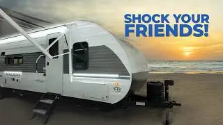 Маленький прицеп с ОГРОМНОЙ палубой! Forest River Salem Cruise Lite 22Veranda 2025 года | Обзор автодома