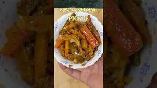 Winter special pickle #shortvideo #recipe #indiancuisine #viralvideo #youtubeshorts #food #shorts