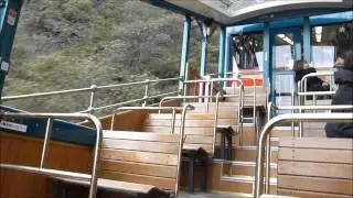 六甲ケーブル　下駅から山頂駅へ