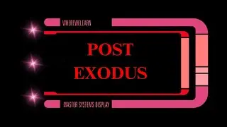 Space Exodus: Post Exodus