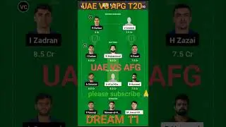 UAE vs AFG Dream11 Team Today Prediction, AFG vs UAE Dream11: Afghanistan vs UAE Dream11