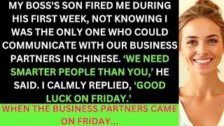 I Was Fired By My Boss's Son, Who Had No Idea I Was The Only One Who Could Communicate With Our Part