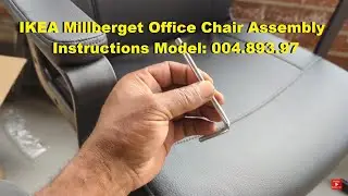 How to assemble the Millberget IKEA office chair model number: 004.893.97, assembly instructions.