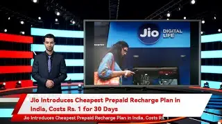 Jio Introduces Cheapest Prepaid Recharge Plan in India, Costs Rs. 1 for 30 Days