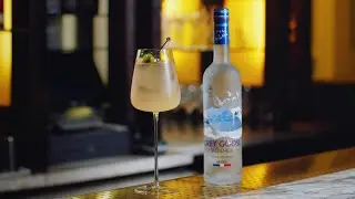 Rhubarb & Szechuan Spritz - Vodka Cocktail Recipe | Delightful Drinks x Grey Goose