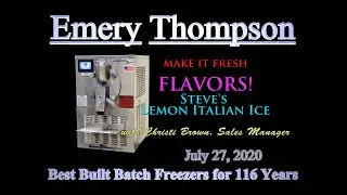 Lemon Italian Ice with Christi