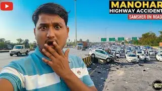 सिलवासा जाते वक्त ये क्या देख लिया? 😱 मनोहर हाईवे पर भयंकर तबाही! 🛑