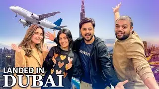 HUM DUBAI PHOUNCH GAYE ♥️ | New Year Trip Shuru 😍