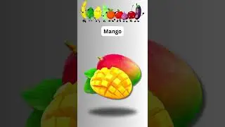 Fruit's name#bubble #cartoon #colors #foryou #shortfyp #youtubeshorts
