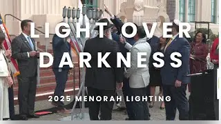 2025 Menorah Lighting Ceremony | Supervisor Paloma Aguirre at the County Administration Center