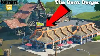 *NEW* THE DURRR BURGER LOCATION GAMEPLAY (FORTNITE CHAPTER 2 SEASON 5) LOOTING GUIDE SHOWCASE