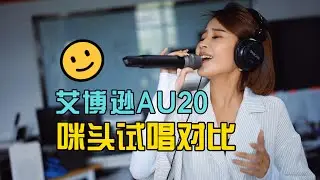 ABBYSON艾博逊au20无线麦克风歌手试唱电容动圈咪头对比 极客章鱼