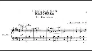 Aleksander Michalowski | Mazurka, Op.17